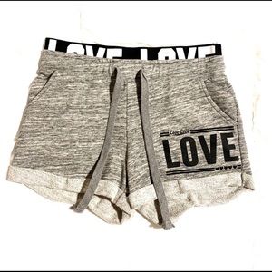 Reflex Comfort “Love” Gray Lounge Shorts!